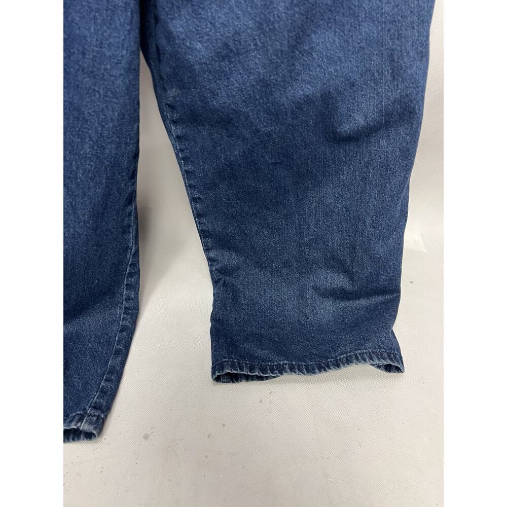Anthropologie Hei Hei Jumpsuit Size Large Denim wide leg Blue Boho Festival - Picture 3 of 13